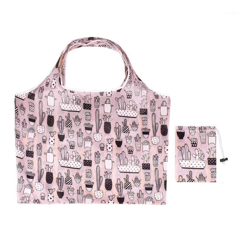 

Storage Bags Eco Shopping Bag For Groceries Foldable Travel Grocery Pouch Handbag Tote