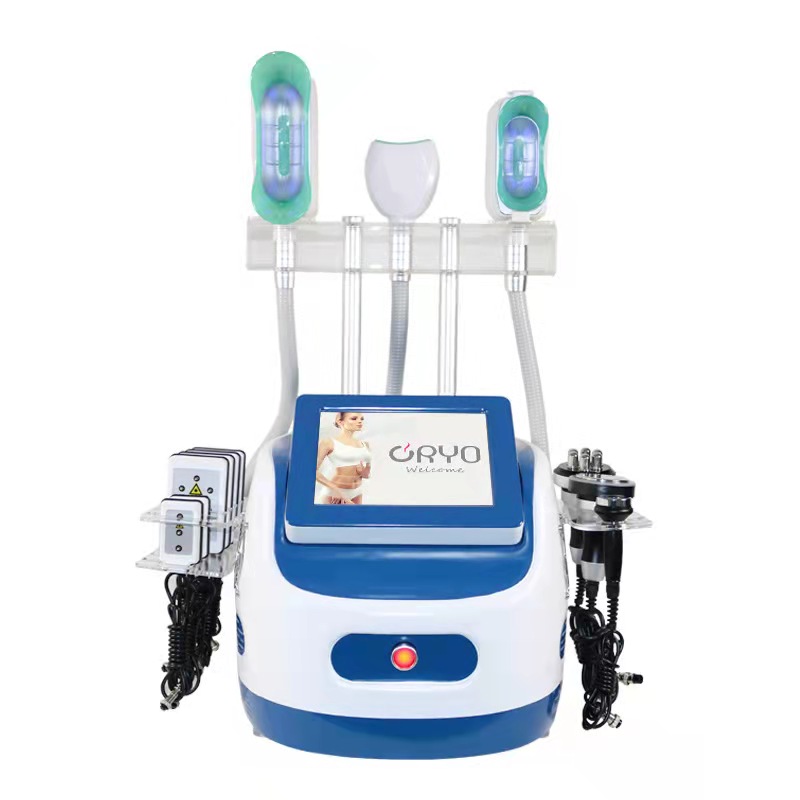 

Beauty Equipment slimming 40K cavitating vacuum RF Multifunction 360 Handles weight loss Cool Body fat frozen machine