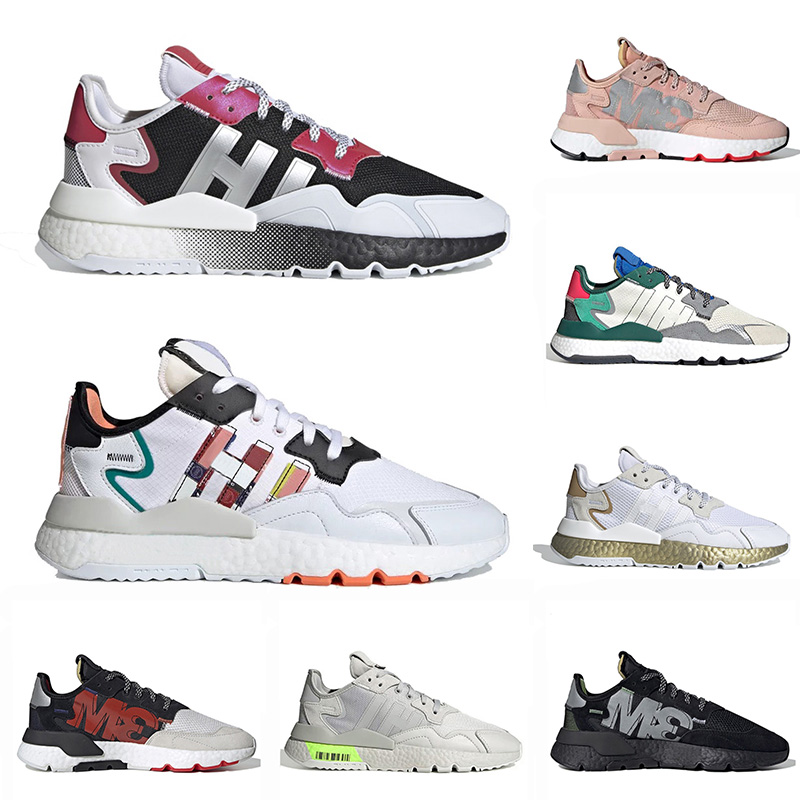 

Top Fashion 2021 Sneakers Nite Jogger Mens Women Outdoor Running Shoes Silver Metallic Pink Signal Green Cloud White Crystal Tennis Trainers 36-45, C21 36-39 icey pink