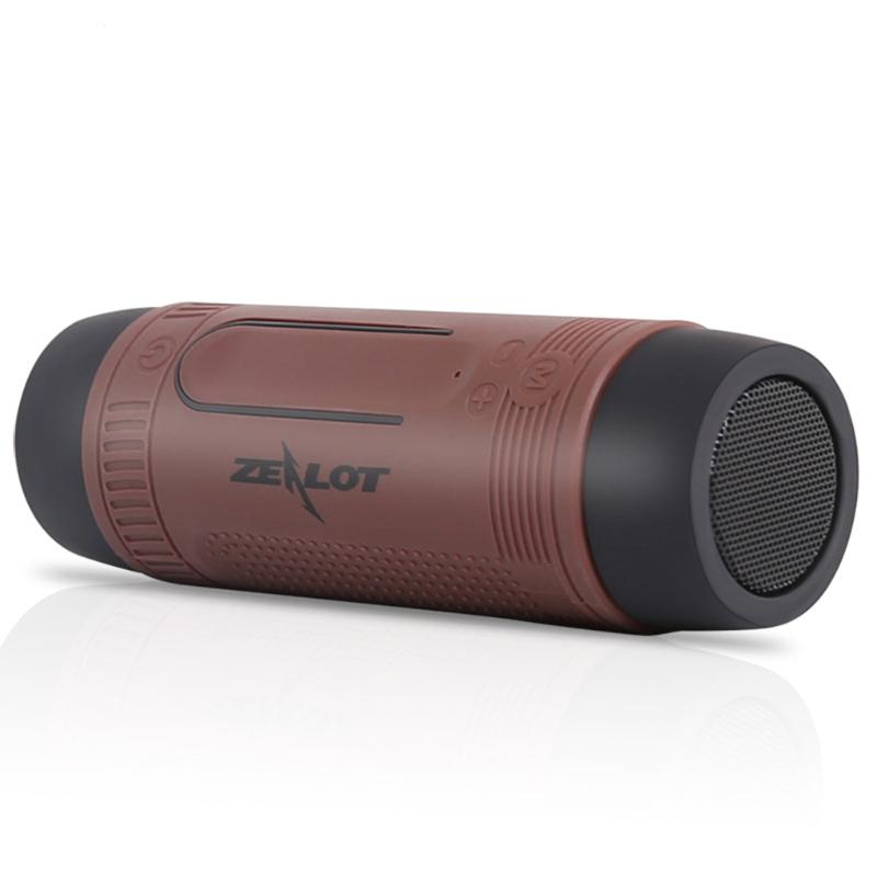 

Portable Speakers Universal Stereo Wireless Speaker Sound Voice Player Loudspeaker Box Bluetooth LED 4000mAh Battery Radio FM For ZEALOT S1