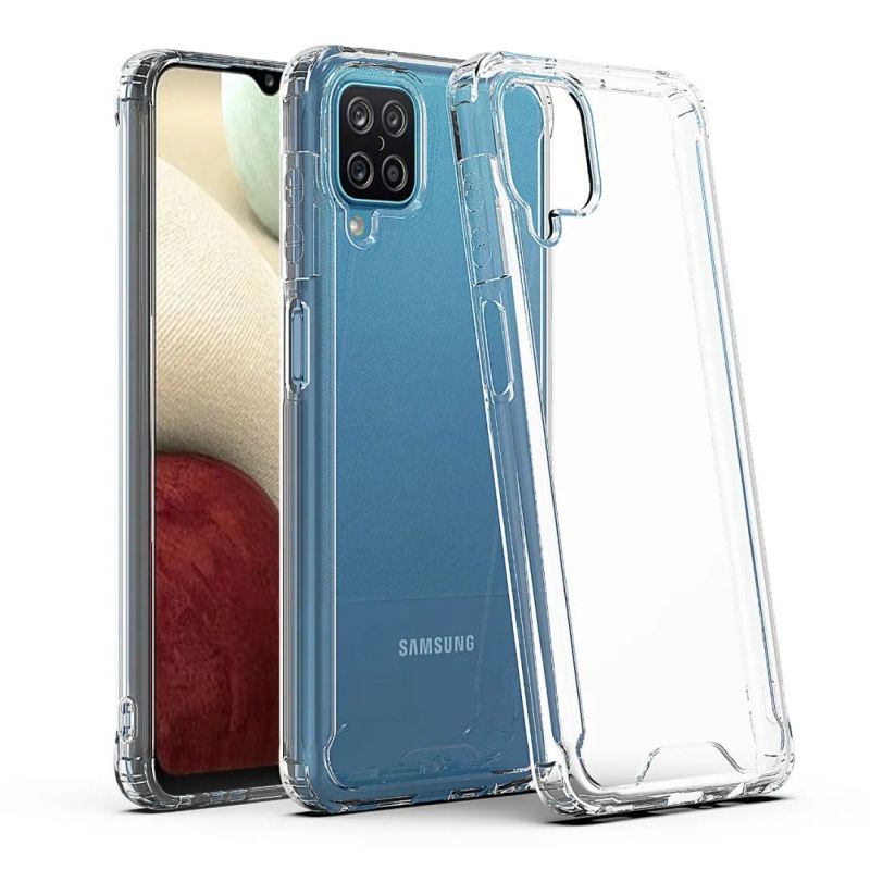 

Military Grade Anti-Drop Clear Cases Transparent Acrylic TPU Shockproof Cover For Samsung A10S A20S A21S A31 A51 A71 A02S A02 A12 A32 4G 5G A42 A52 A72 A22 A82 A03S F62, 10pcs/color/model