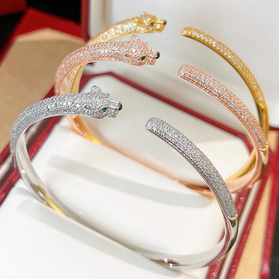 

Jewelry Bracelets Bangle Narrow leopard diamond 128428