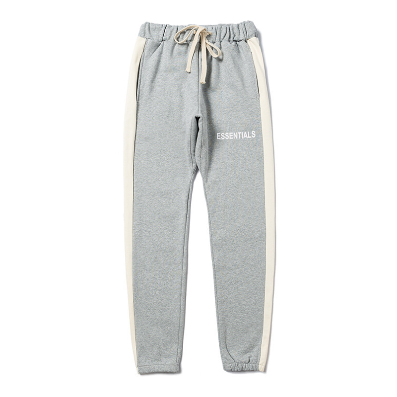 

Fear Meichao of God sportswear fog essentials side stripe casual drawstring Leggings, Black