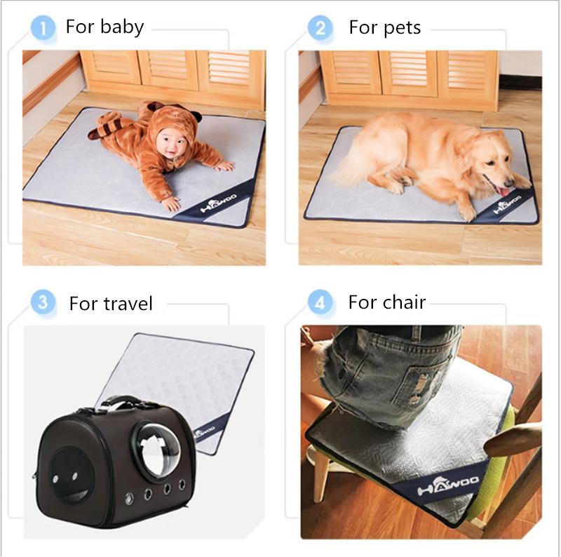 

Pets Pet Dog Self Cooling Mat Pad,Machine Washable Summer Sleep Breathable Mat/Pad Easy To Clean Kennels & Pens