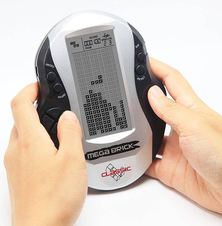 Portable Game Players 3 Inch Childhood Tetris Handheld Console LCD Electronic Games Toys Riddle Educational-image-739459852