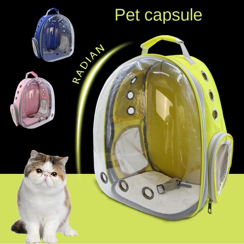 

Pet Products Go Out Portable Transparent Space Bag Backpack Panoramic Breathable Cat And Dog Car Seat Covers