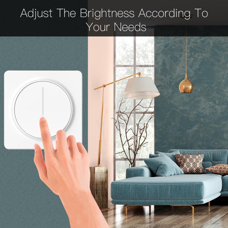 

Smart Home Control WiFi Touch Light Dimmer Switch Timer Voice Life/Tuya APP Remote Work With Alexa Google