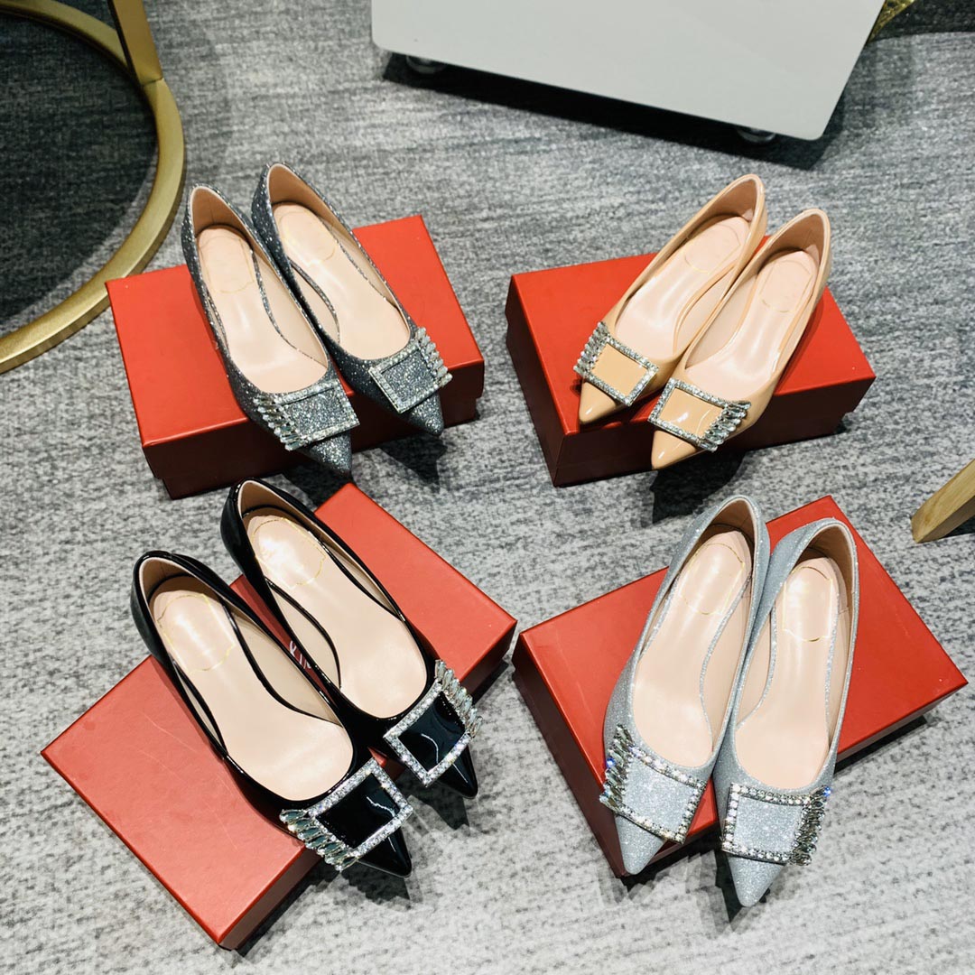 

Transparent diamond sandals shine cap toe heels fine tip with the empty sexy women's singles shoes summer crystal fairy wind, Black