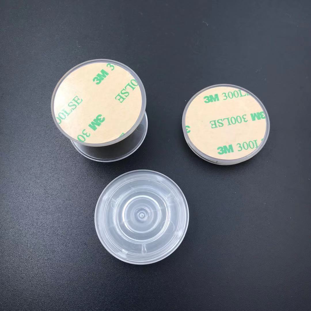 

20PCS Bulk Collapsible Expanding Blank Mobile Phone Stand Grips Holders with Groove on TOP for Resin Vinyl DIY High for Phones, Black