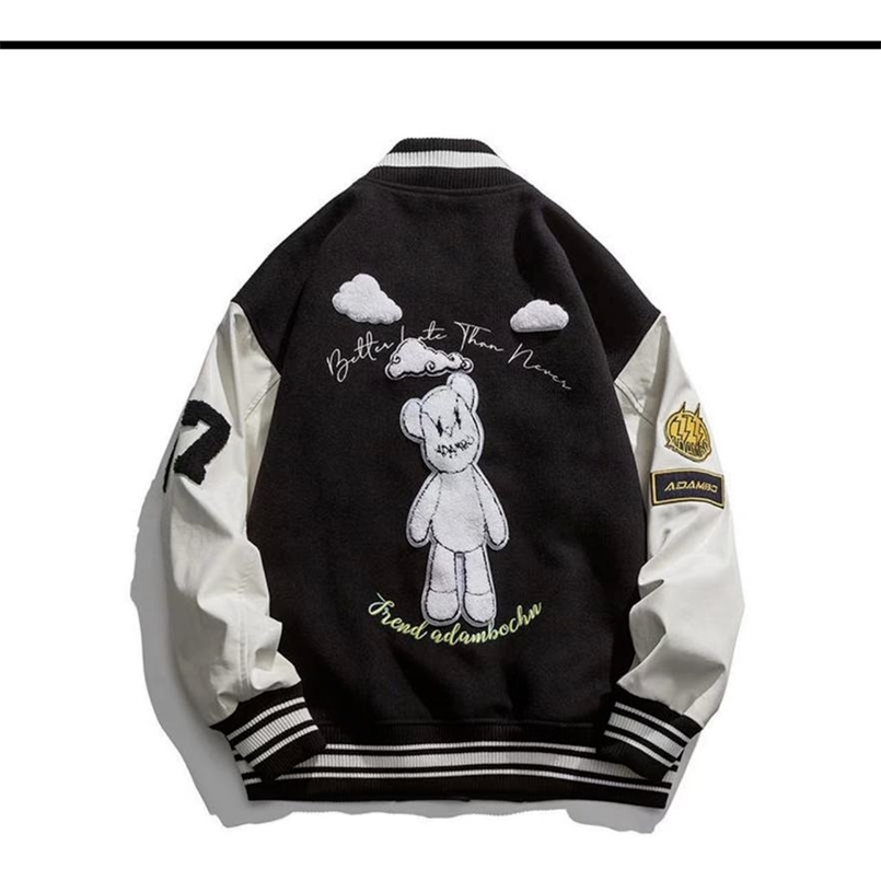 

American baseball uniform men's spring and autumn flight jacket couple Japanese brand 210827