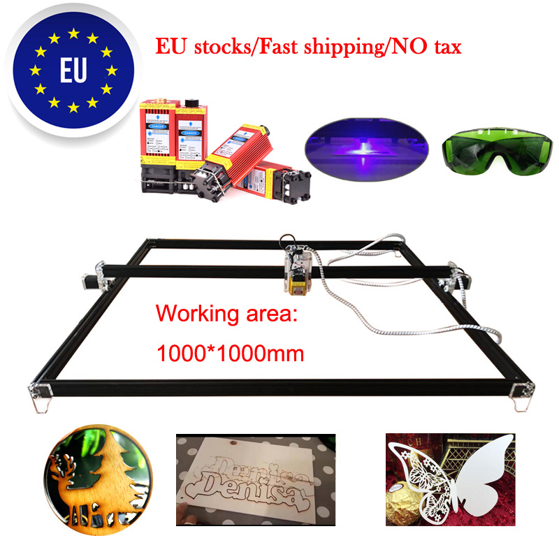 

Laser Engraving Cutting Machine CNC Desktop DIY Wood Cutter 15W 5.5W 3.5W Laser-head working area 100*100CM