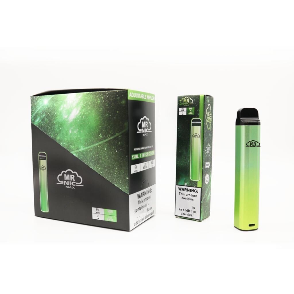 

MR NIC MAX VS Hot Selling Hydee 3300 4500 Puffs Packaging Edge Rebel Gift Box USB Guangdong 3.7V 10w 7 Colors Mesh Oil 12ml