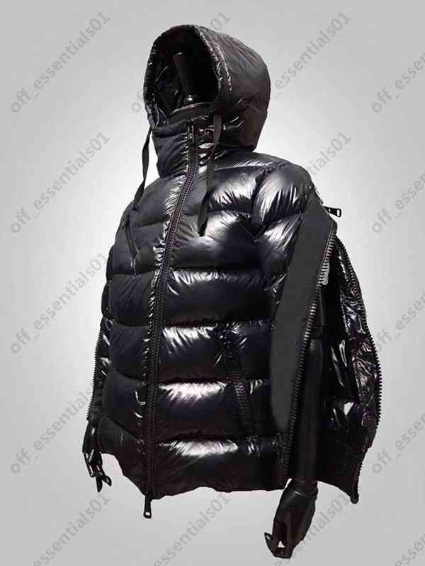 

Men's Down & Parkas Co-branded Oblique Zipper down jacket for men and women of the same style France Fashion Luxury Designer mens jackets Size 0--3 S6tL# 7P9G, 1# shoe box