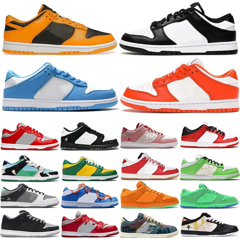 

Sb UNC coast low mens Casual shoes platform shoe Trail End Laser Orange Syracuse Chicago Goldenrod black white men women trainers designers sports sneakers, Color#26