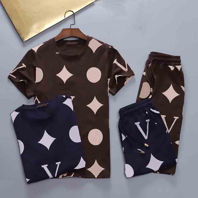 

21SS Mens Designers Tracksuits Jogging Suit Men Tracksuit Pullover Running Sweatshirt Man Short Sleeve Jogger Pants Fashion sweat track suits Asian size -XXXL