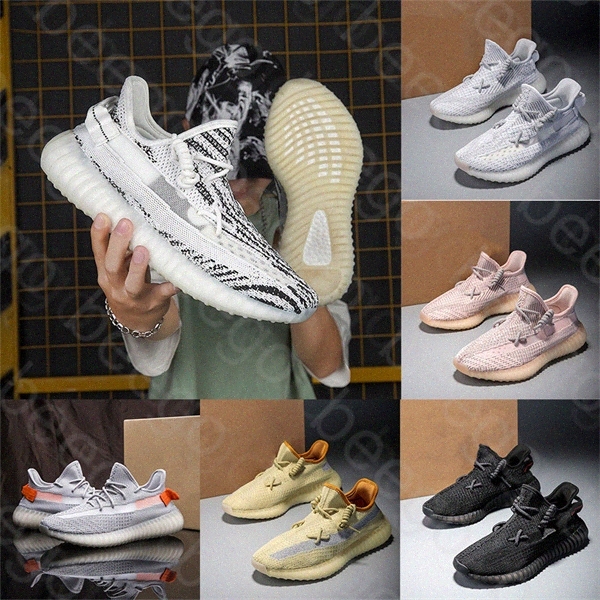 

kanye men women casual shoes foam 3m mono Carbon Cinder Zebra Static black Yecheil Reflective Beluga Natural outdoor sneakers yeezys yeezy 350 boost V2 yeezy350, One shoe box