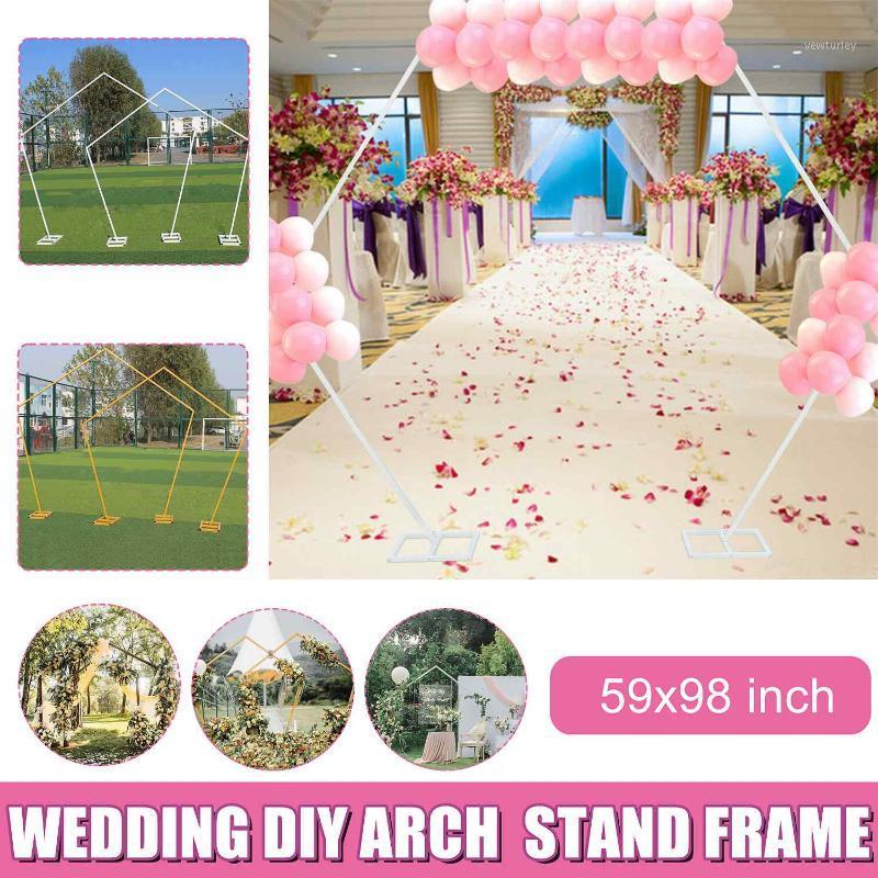 

Party Decoration Wedding Arch Background Wrought Iron Shelf Decorative DIY Stand Frame Outdoor Garden Patio