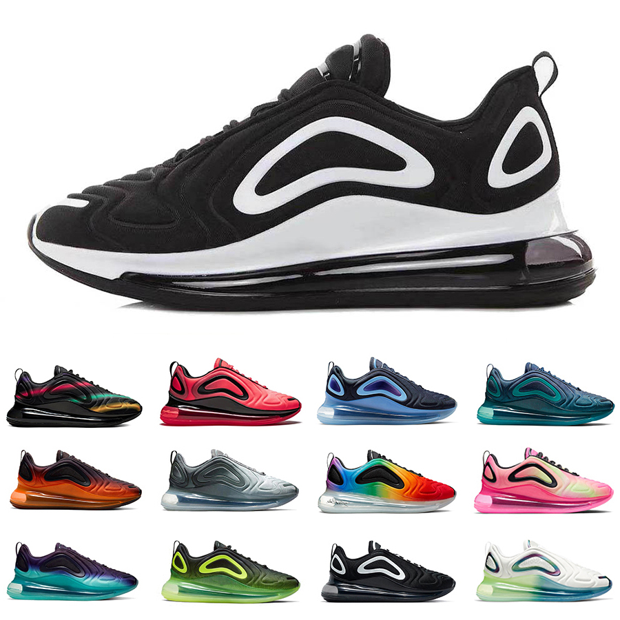 

2022 720 mens running shoes sneakers Black white University Flash Triple Black Sea Forest Pistachio Frost Oreo Obsidian Be True men women trainers sports shoe, Pay for box