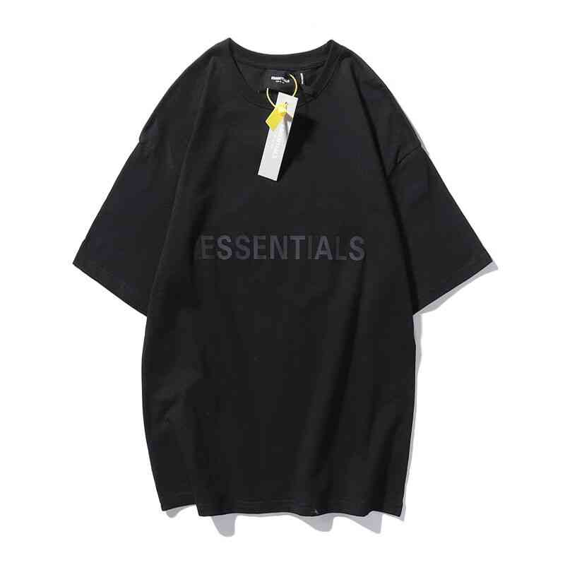 

2021 ESSENTIALS T-shirts Men Women Casual Cotton FOG T shirts Outdoor Skateboard Short Sleeve Tees, White;black