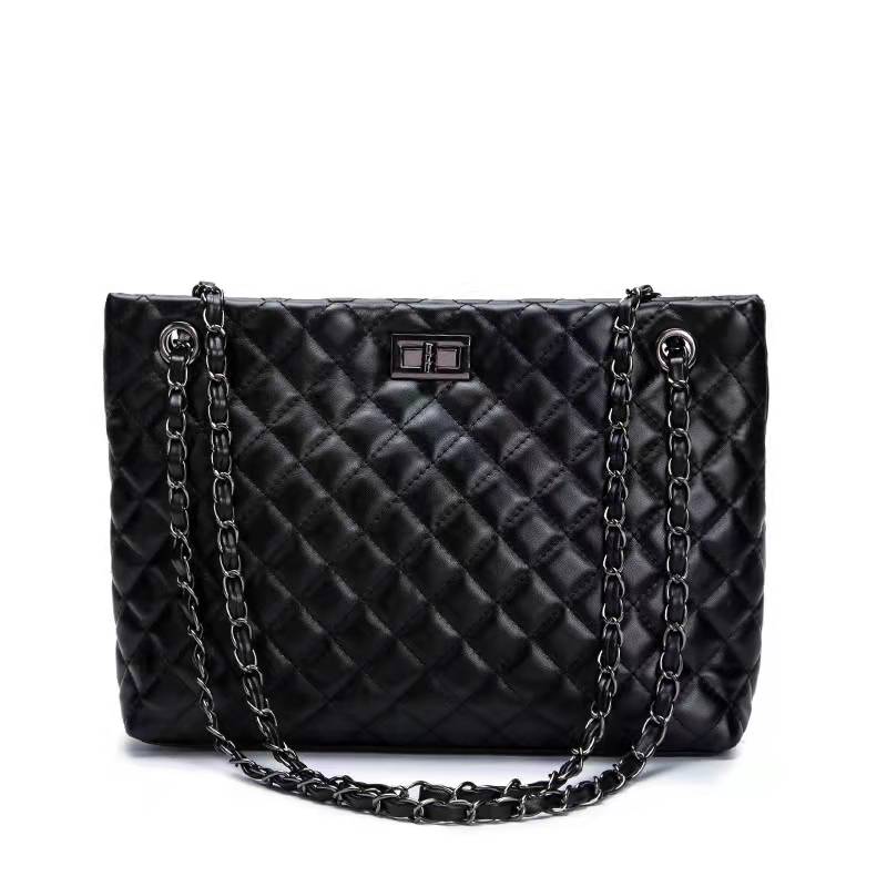 

lady totes Designer shoulder bags Fashion Handbags for women Soft leather messenger bag Diamond Lattice Cross Body Large capacity shopping bag metal chain HBP, Freight make up the difference (not for