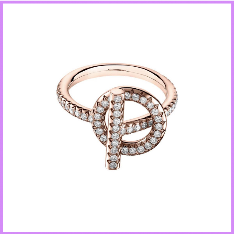 

S925 Sterling Silver Ring Rose Gold Women Fashion Rings Designer Jewelry Diamond Inlay Mens Ladies For Party Wedding Designers D219235F