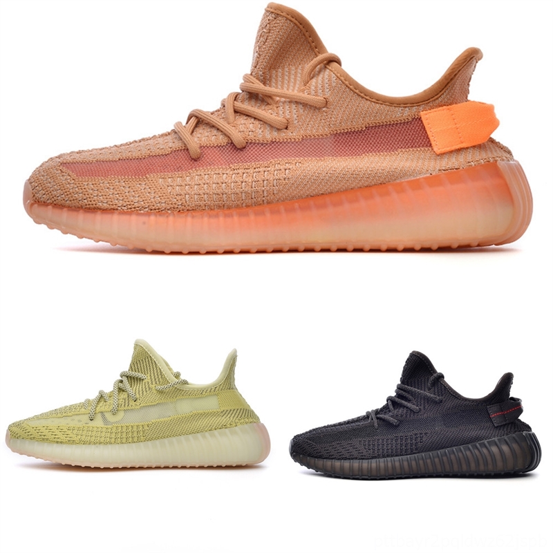 DeLRQ Newest Safflowerreflective Shoes Running mens 350 Azareth Azael alvah quality high brown clay men-image-699599012