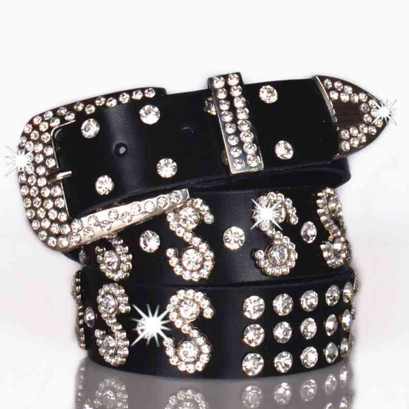 

Designer belts 2023 Women's leather diamond women's casual performance belt