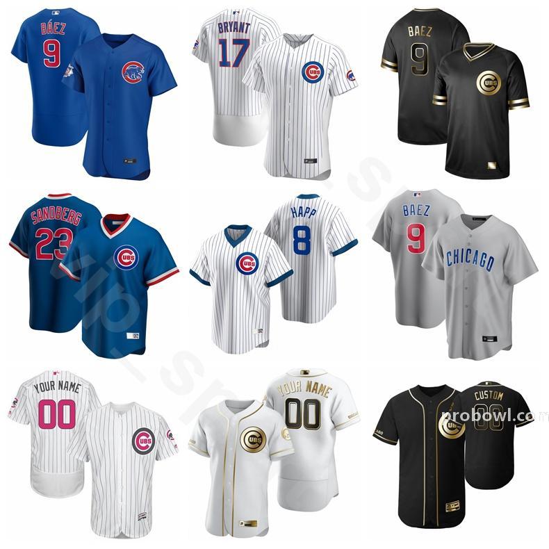 

17 Kris Bryant Jersey 44 Anthony Rizzo 12 Kyle Schwarber 22 Jason Heyward Javier Baez Ian Miller 2020 Baseball Jerseys Man Woman Youth., Women