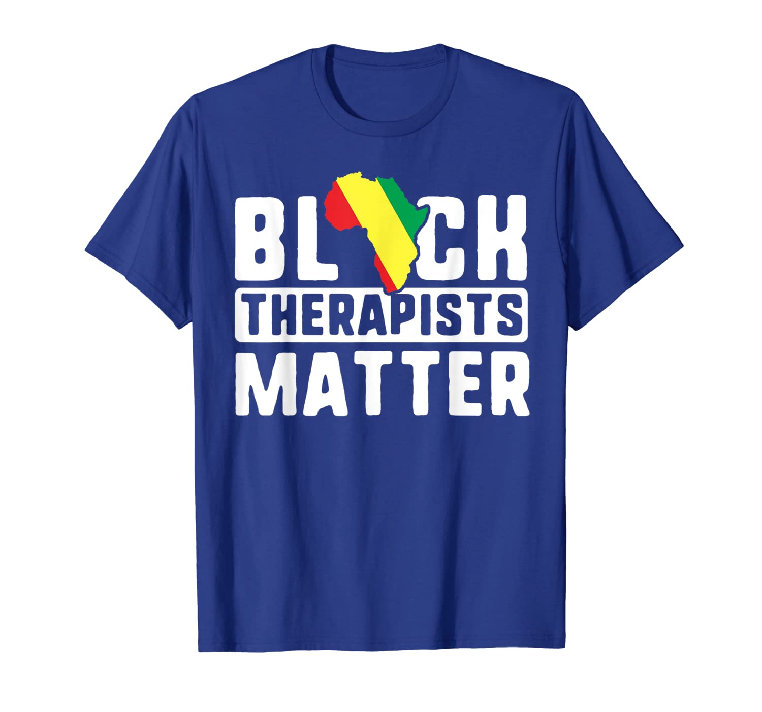 

black therapists matter t-shirt africa history month school, White;black
