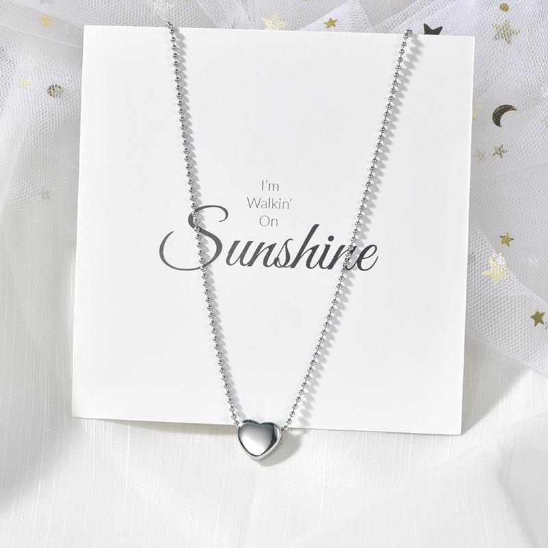 

Chokers Fashion Tiny Heart Necklace For Women Stainless Steel SHORT Chain Shape Pendants & Necklaces Bohemian Choker Jewelry Gifts