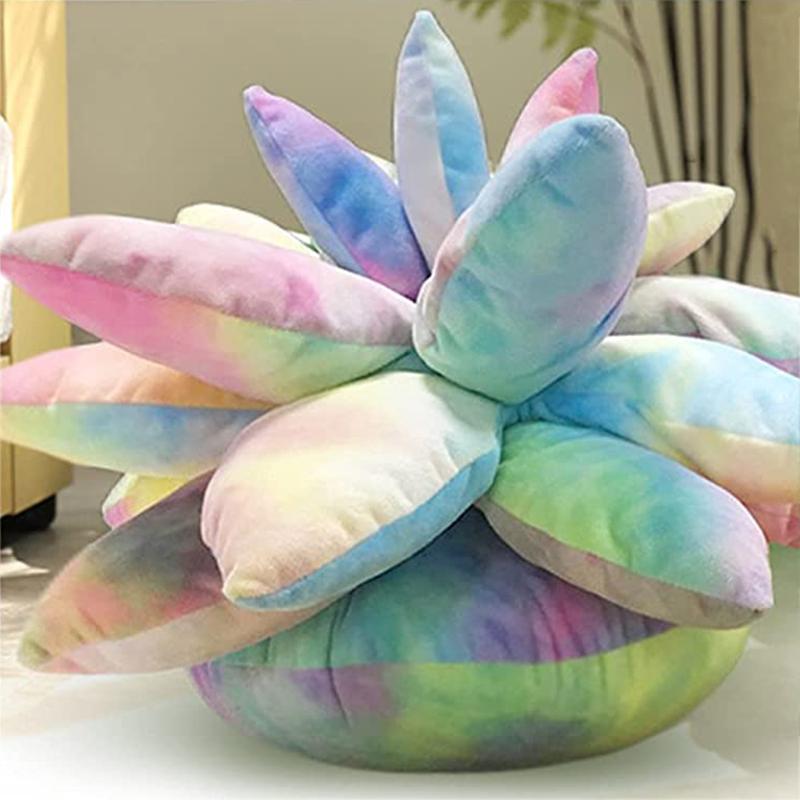 

Cushion/Decorative Pillow 3D Succulents Cactus Cute Succulent For Garden Plant Throw Pillows Bedroom Room Home Decoration Novelty Plush Cush, Height 25cm