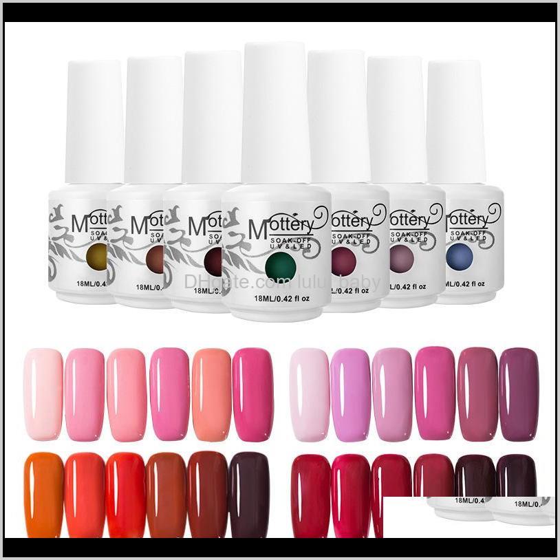 

Large 18Ml Gel Nail Polish Glitter Led Uv Gel Nail Art Varnish Soak Off Gel Lacquer Long Lasting 252 Colors Diaah Sokye, Multi