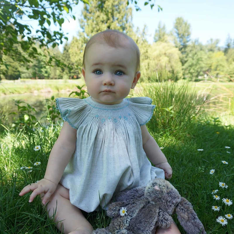 

Baby Girl Vintage Smock Dress Kids England Handmade Smocked Dresses Girls Charlotte Princess Frocks Infant Boutique Clothing 210615