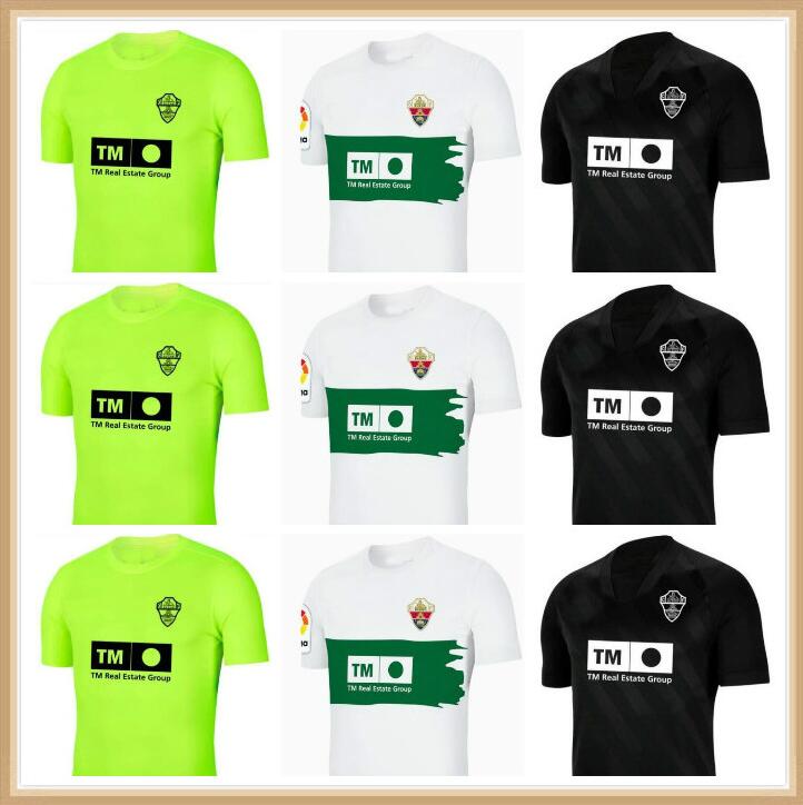 

2021 2022 Elche CF ROCO Mens Soccer Jerseys CARRILLO RAUI GUTI MORENTE FIDEL JOSAN MARCONE Home Whiet Short Sleeve Football Shirt Uniforms