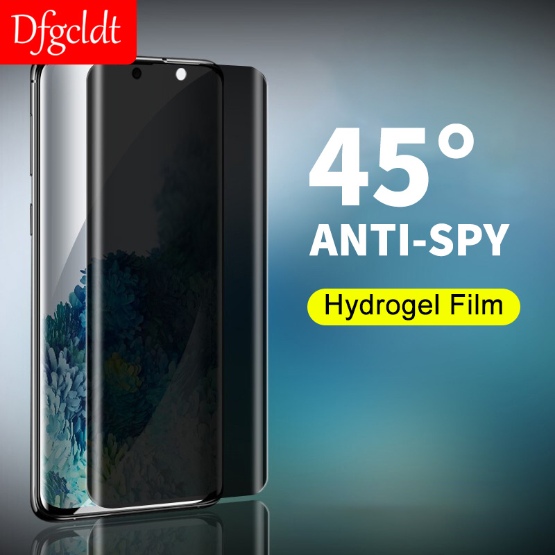 

Screen Protectors Hydrogel For Samsung Note 8 9 10 Plus Privacy Soft Film FIT Galaxy S8 S9 S10 S20 Plus S21 Ultra
