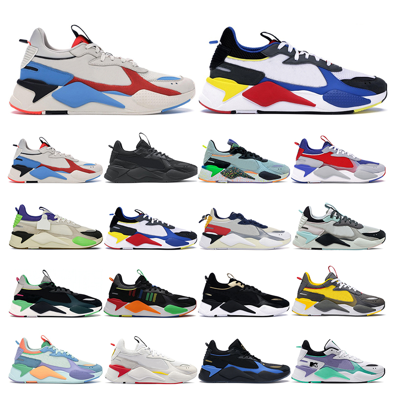 

RS-X toys men women Casual shoes Reinvention Sankuanz Bonnie Blue Triple white Black gold Hot Wheels Bone Shaker mens trainers sports sneakers fashion, 3 toys black