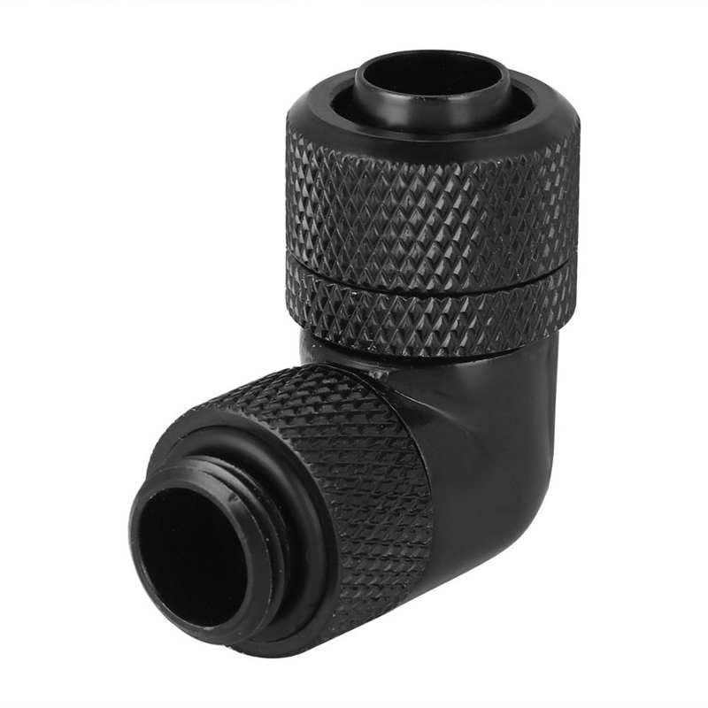 

G1/4 Thread Water Cooling Fitting Thin Tube 90 Degree Right Angle Elbow For Computer System Fans & Coolings