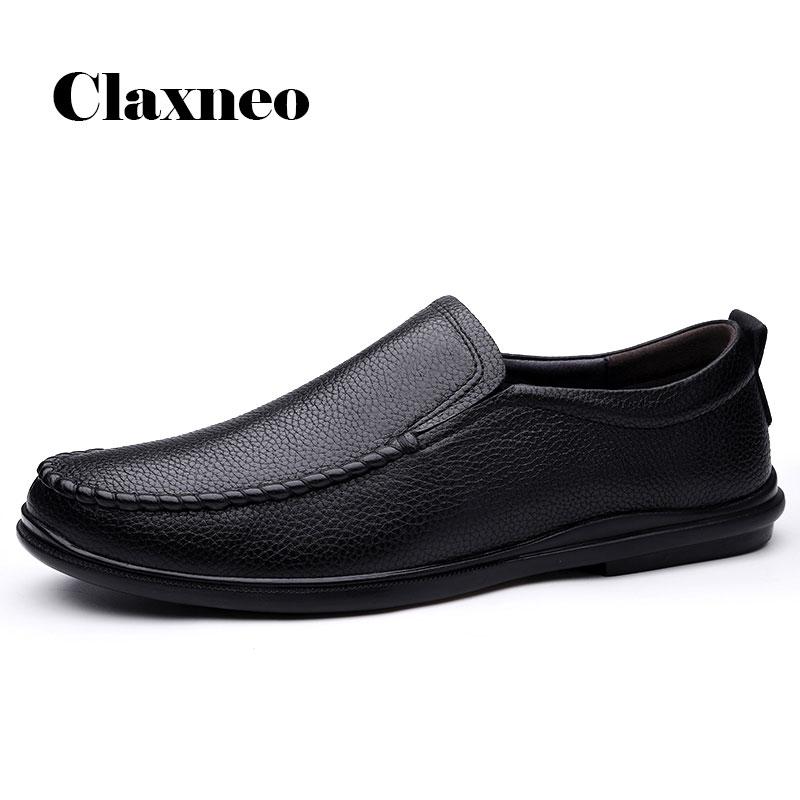 

Man Leather Dress Shoes Slip On 2021 Spring Summer Men's Elegant Shoe Formal Footwear Loafers Male Business Office Moccasins, Black