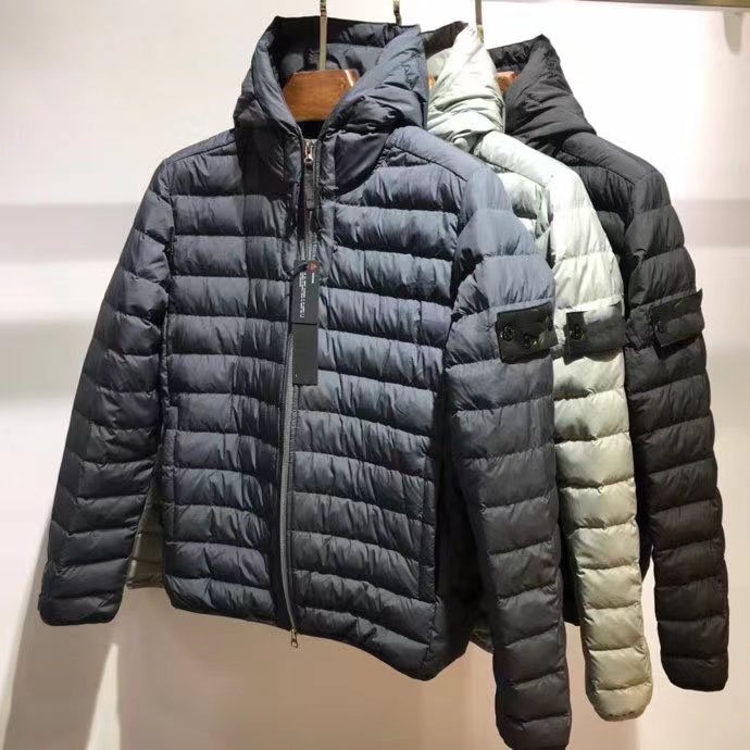 

Topstoney Mens Designer Down Jacket island Coats Embroidery Jackets Winter Keep Warm Outdoor Casual Stand-up Collar Printing Feather O, Supplement (not shipped separately)