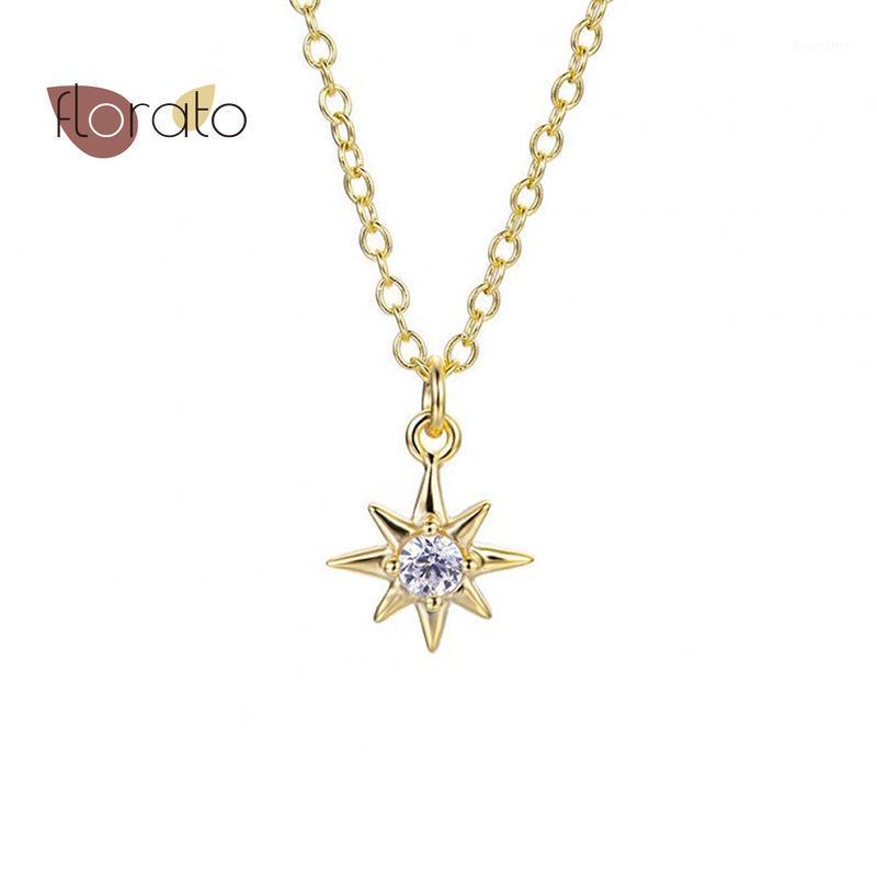 

Chains 925 Silver Exquisite Luxury Pendant Long Chain Zircon Necklace Minimalist Style Crystal For Women Jewelry Rock Punk Wedding Gift