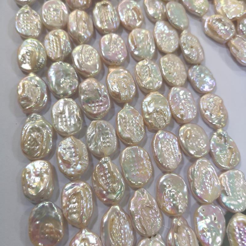 

Other 14mm Natural Freshwater Baroque Shape Pearl High Quality Punch Loose Beads For Jewelry Making DIY Necklace Bracele