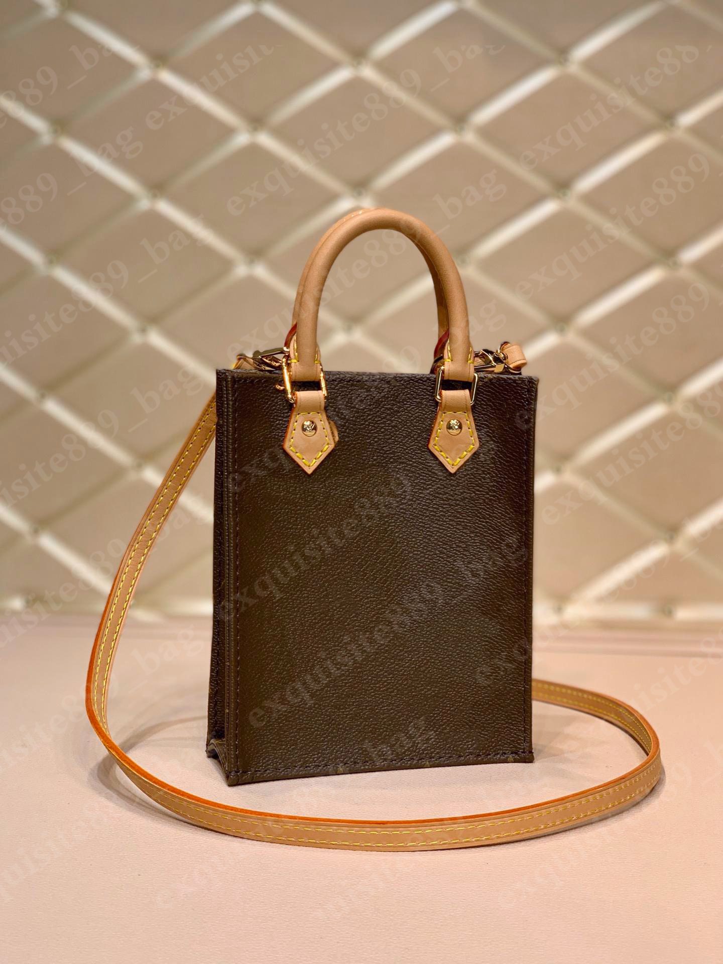 

Luxury Designer Messenger Bag Handbag Luxury Decoration Old Flower Crossbody Mini Handbag High quality leather