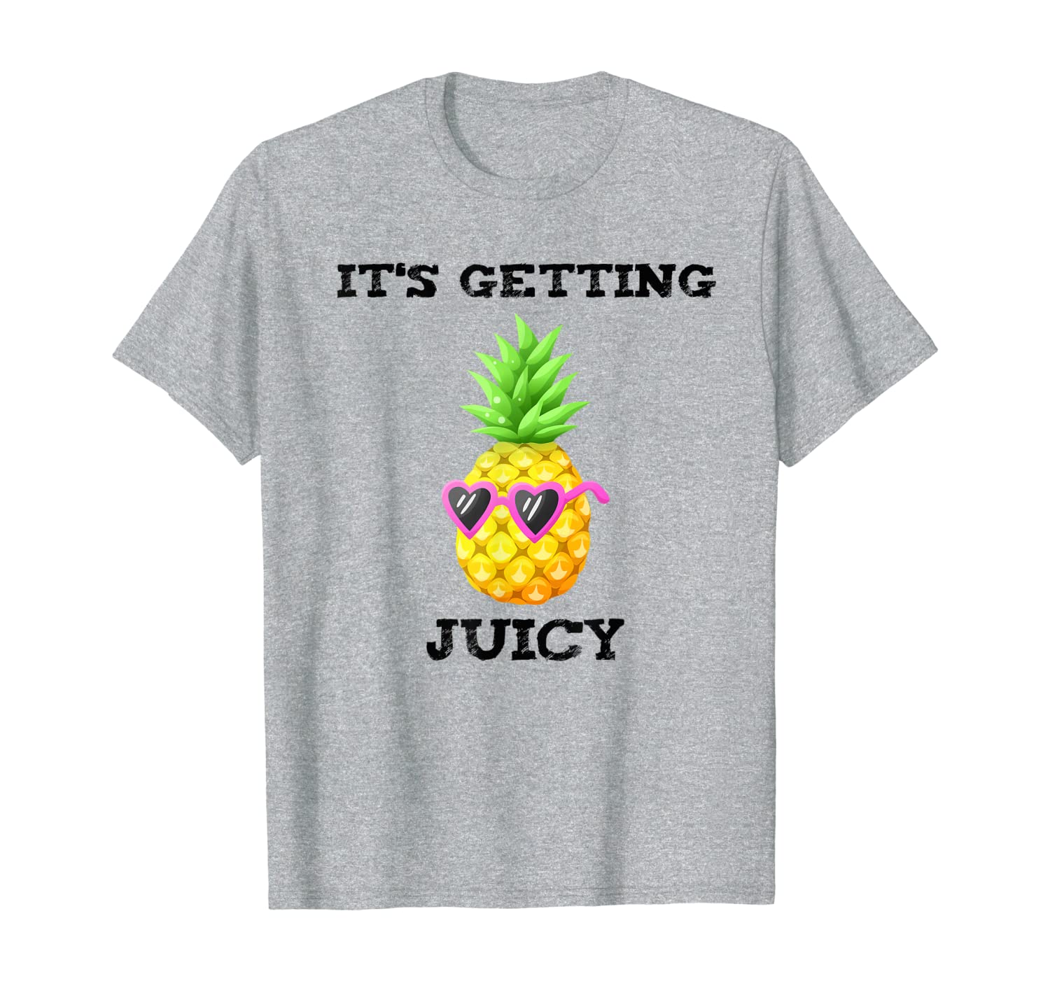 Hawaiian Aloha Getting Juicy TShirt Pineapple Party Gift Tee T-Shirt-image-703288363
