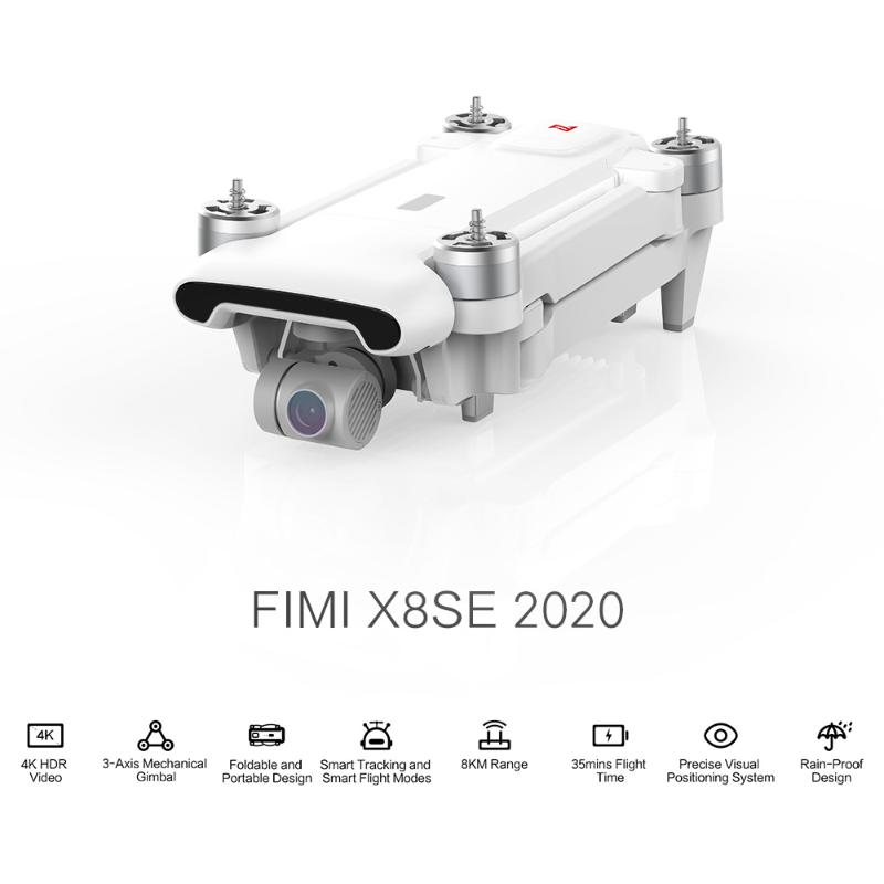 

Quadcopter FIMI X8SE 2021 Drone 4K GPS HD 8KM With Camera Profesional Dron FPV 3-axis Gimbal Video RC Drones 35 Mins