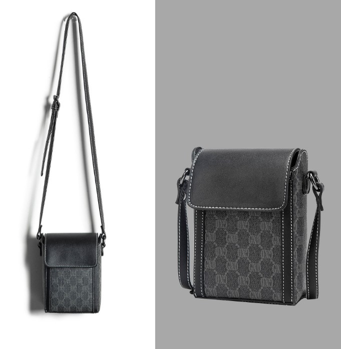 

Men Chest Bag Luxury Design Letter Pattern Shoulder Crossbody handBag Male Fashion Small Sling Bags Zipper Pack Trendy