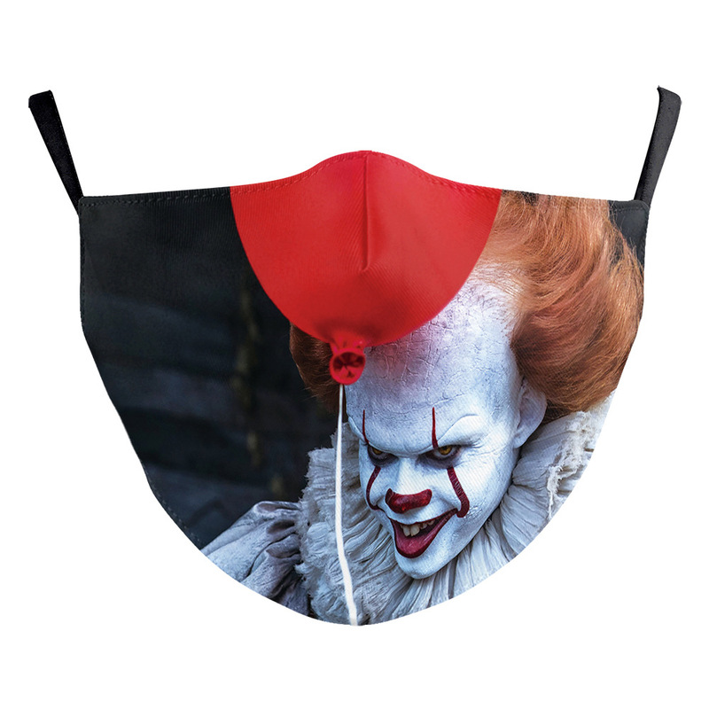 

Zombie bride print Pattern Printed Masks (No filter) Pack Of 5 Pieces High Quality Comfortable Hygiene Reusable Washable Effective Filtering Dust