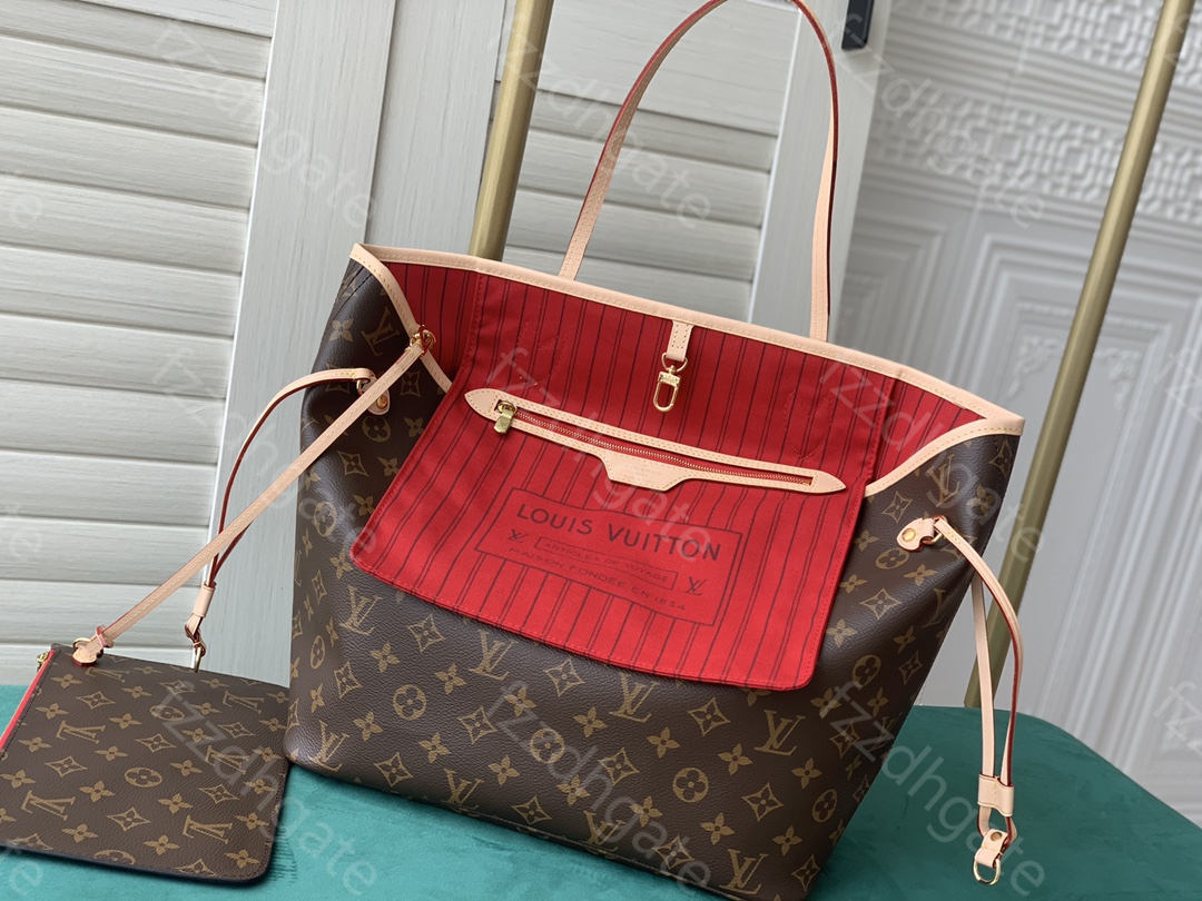 

2quality Genuine Leather and pu Designers women's louis vitton bag neverfull handbags lv totes purses wallet dior favorite y