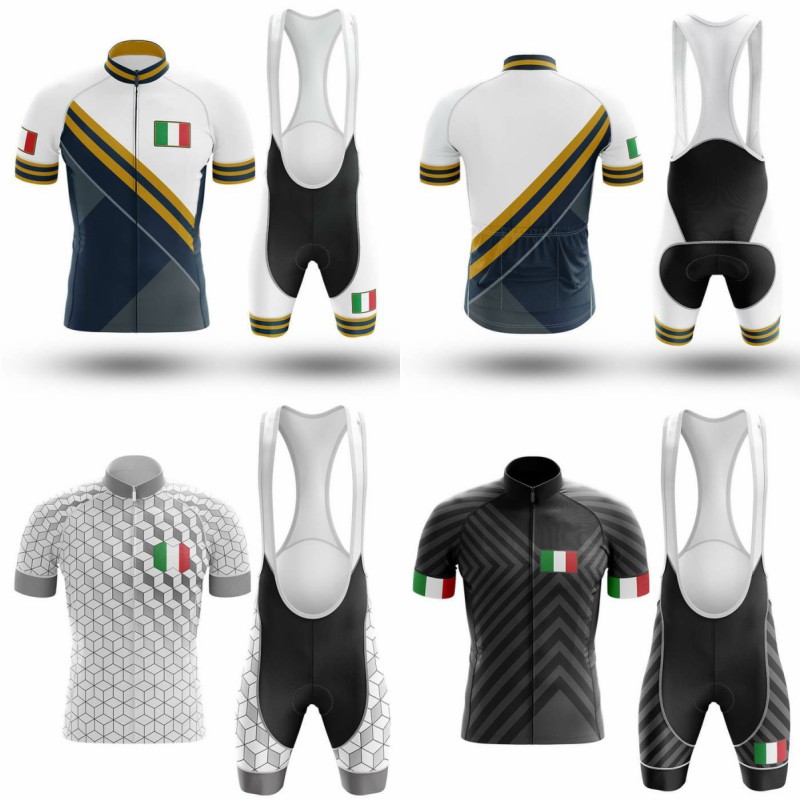 

Bicycle Team Cycling Jersey Sets Short Sleeve New Maillot Ciclismo Men's Cycling Summer Breathable Bike Clothing, 04