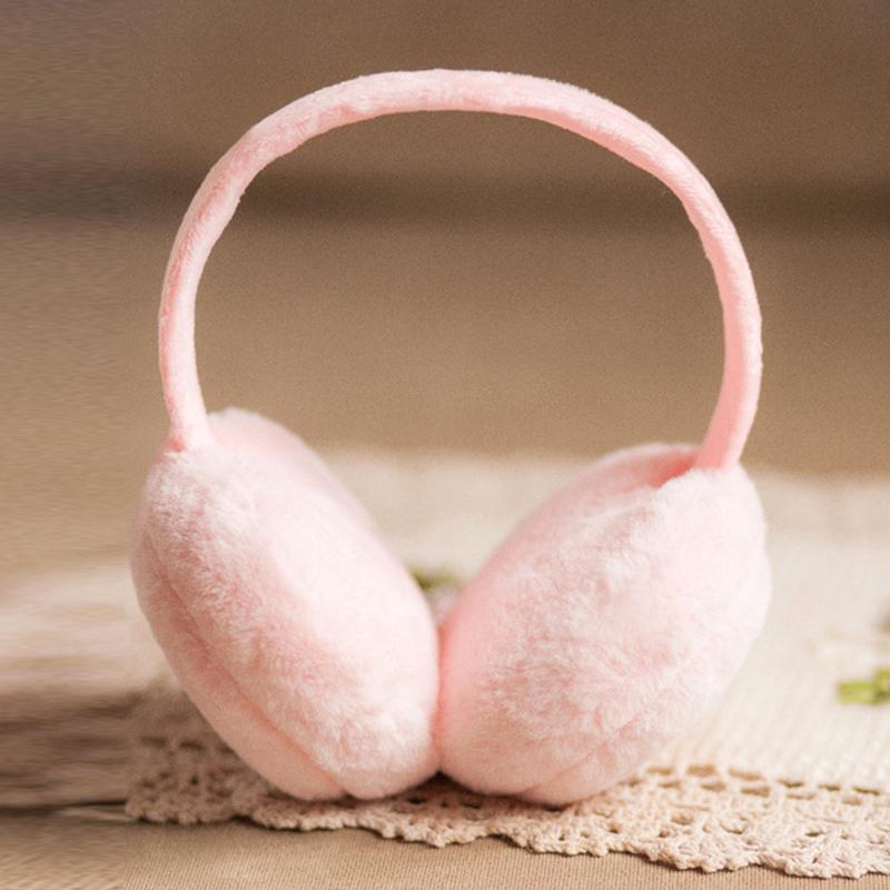 

Berets Solid Color Children's Autumn And Winter Earmuffs Warm Comfortable Ski Boys Girls Universal Headphones Kid, Gray