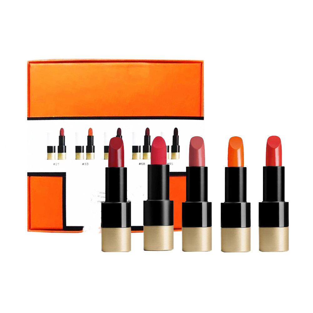 

EPACK Lipstick Box Venye Exclusive Par Les Depositares Agrees Color 21/33/75/68/85 1.5g 5pcs Kit, Customize